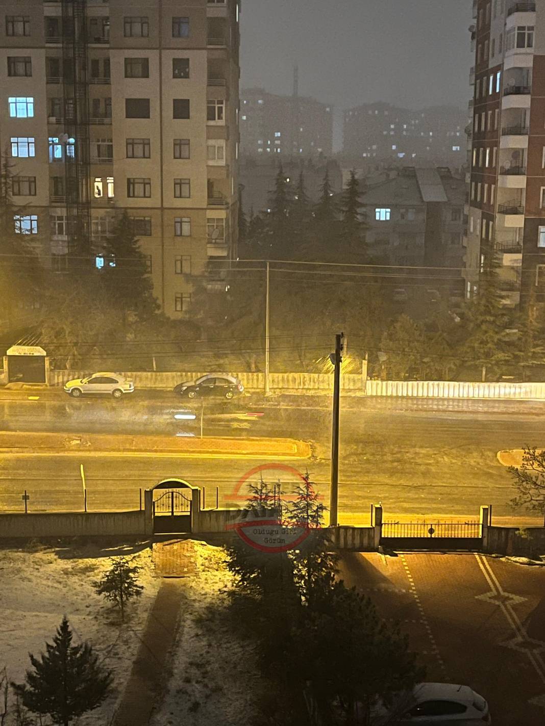 Konya'da özlenen manzara! Mevsimin ilk karı düştü 1